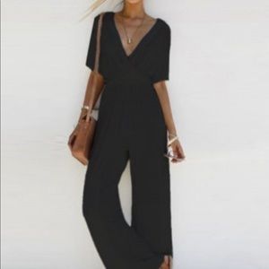 Women’s black jumpsuit